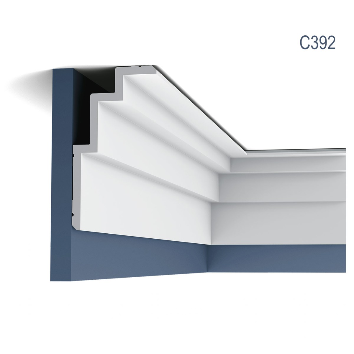 Cornisa Modern C392, Dimensiuni: 200 X 10 X 19 cm, Orac Decor
