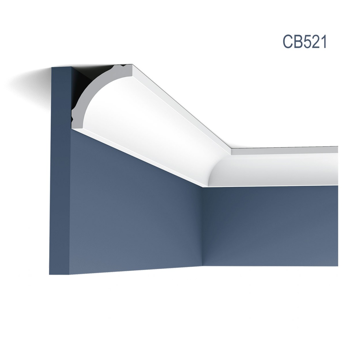 Cornisa Basixx CB521, Dimensiuni: 200 X 5 X 5 cm, Orac Decor