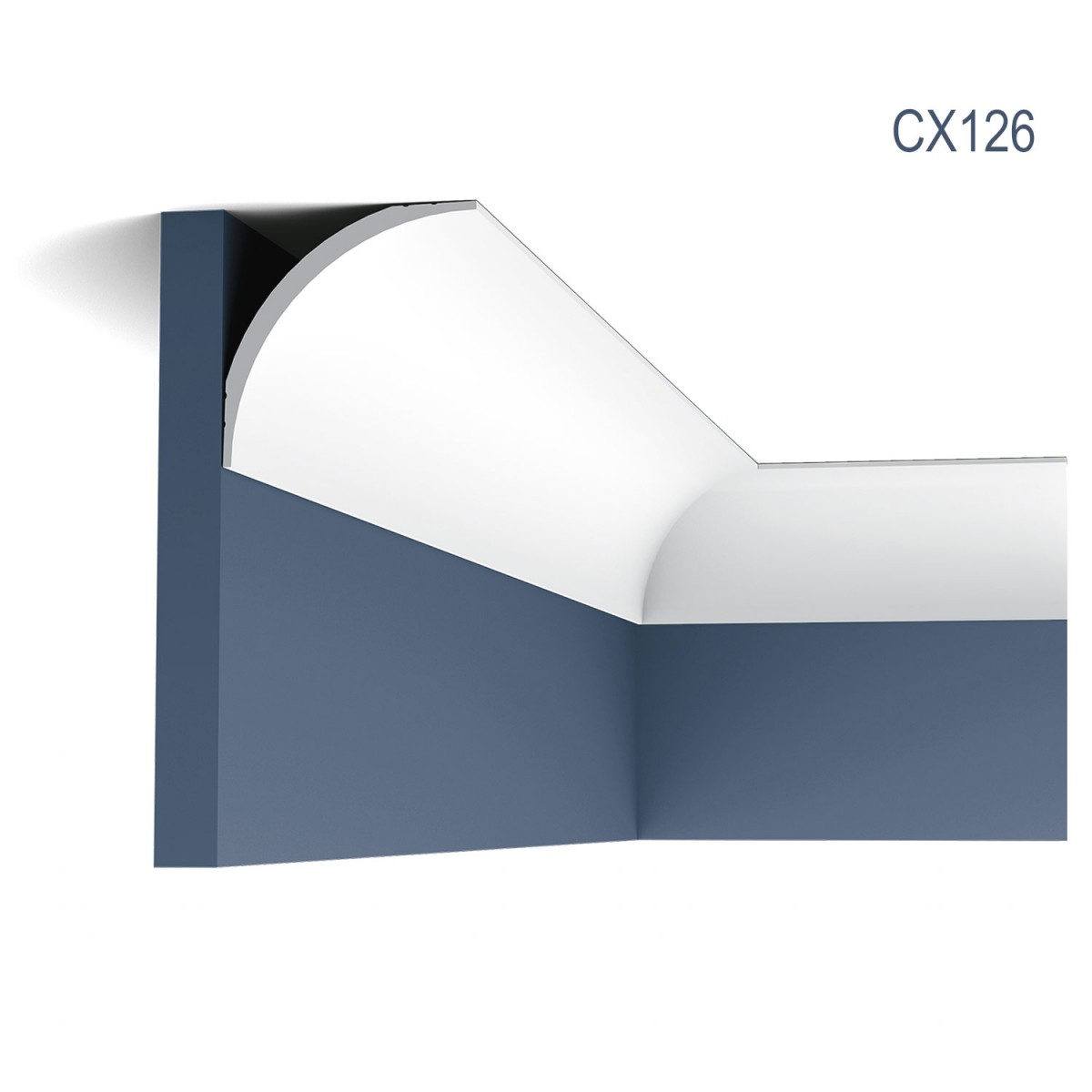 Cornisa Axxent CX126, Dimensiuni: 200 X 8.7 X 8.7 cm, Orac Decor, Cornișe tavan