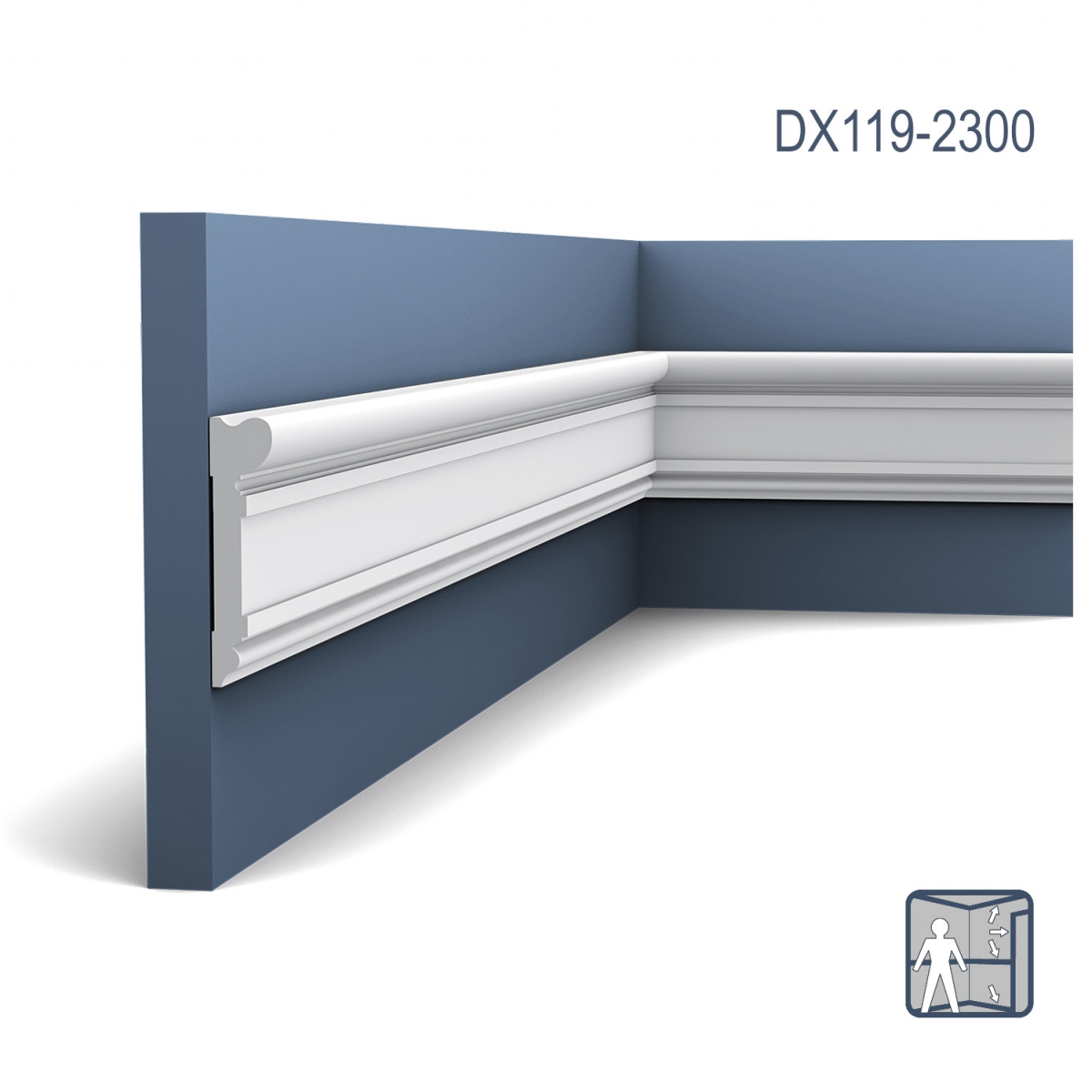 Ancadrament Usa Luxxus DX119-2300, Dimensiuni: 230 X 9.2 X 2.2 cm, Orac Decor