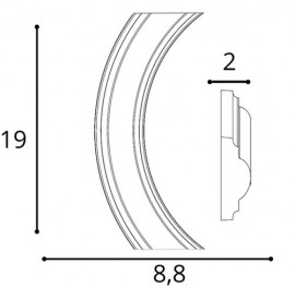 Coltar Pentru Px120 Axxent PX120A, Dimensiuni: 19 X 5.7 X 1.9 cm, Orac Decor