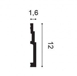 Plinta Flex Modern SX180F, Dimensiuni: 200 X 12 X 1.6 cm, Orac Decor