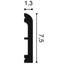 Plinta Flex Axxent SX184F, Dimensiuni: 200 X 11 X 1.3 cm, Orac Decor