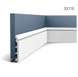 Plinta Luxxus SX118, Dimensiuni: 200 X 13.8 X 1.8 cm, Orac Decor