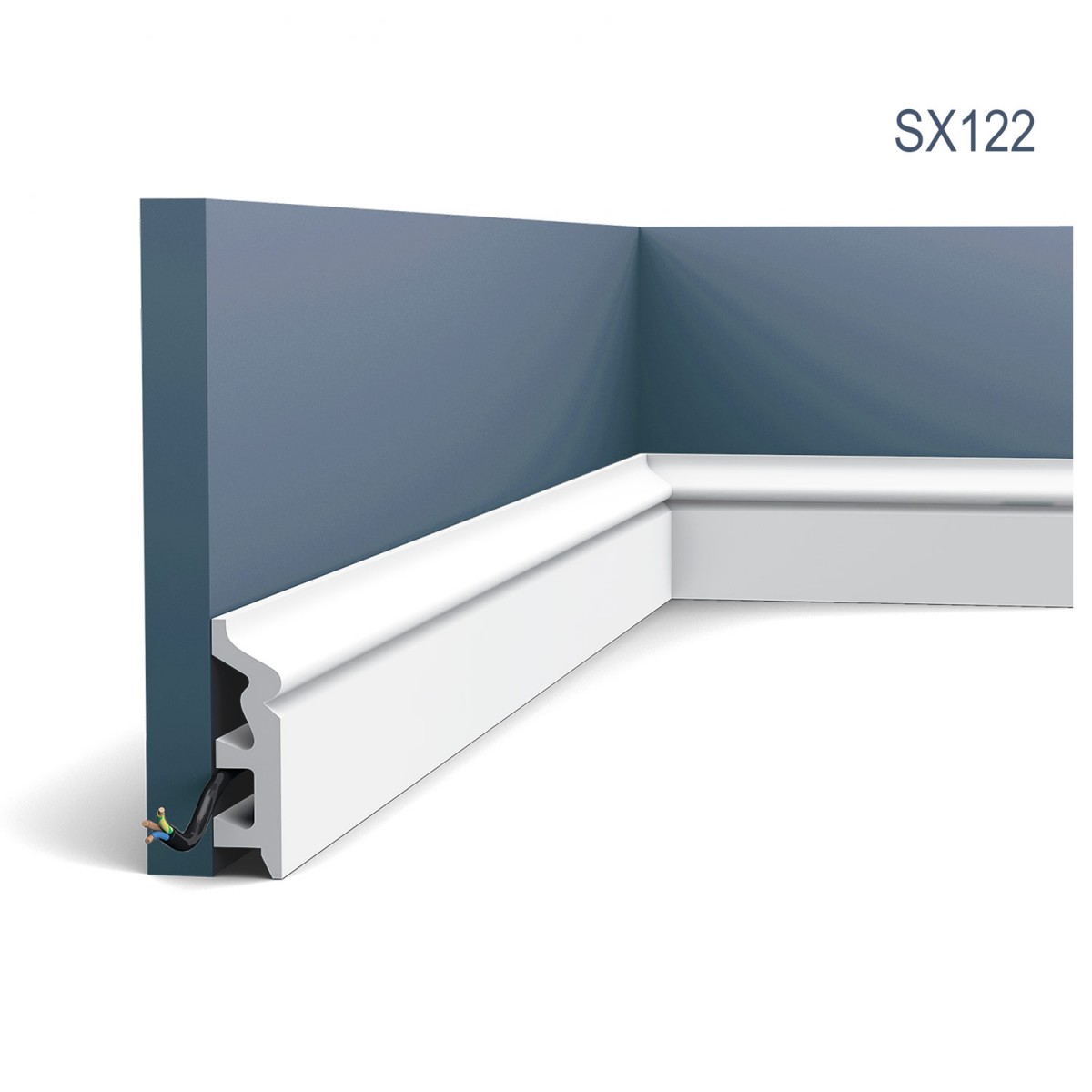Plinta Axxent SX122, Dimensiuni: 200 X 7.9 X 2.2 cm, Orac Decor