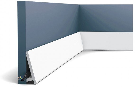 Plintă Modern SX179, Dimensiuni: 200 X 9.7 X 2.9 cm, Orac Decor