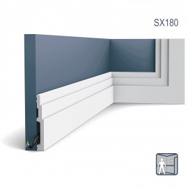 Plinta Modern SX180, Dimensiuni: 200 X 12 X 1.6 cm, Orac Decor