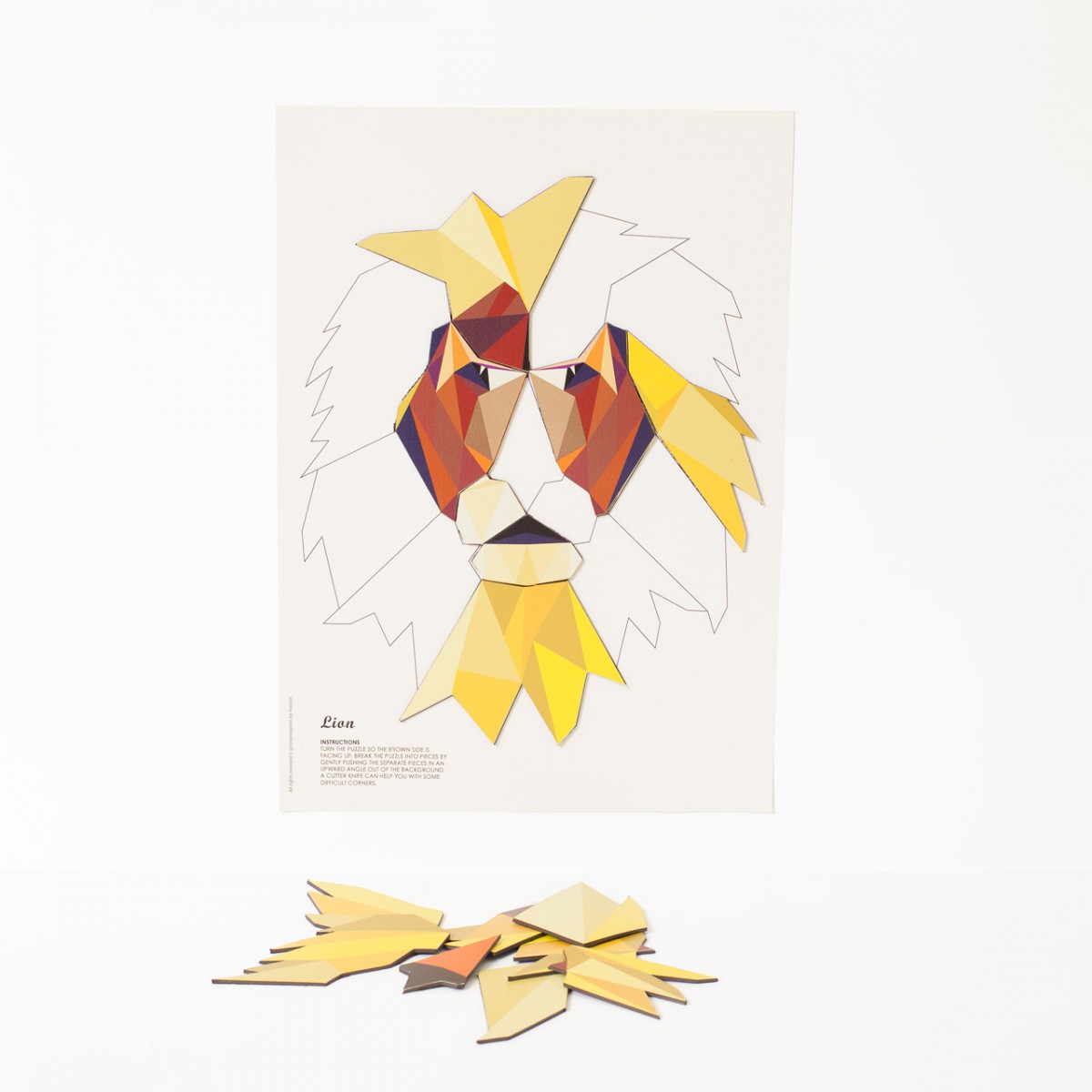 Magneți frigider /Magnet puzzle leu