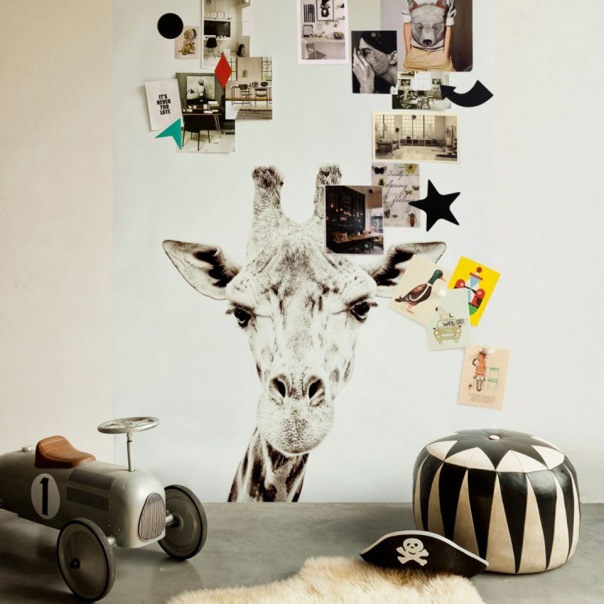 Tapet magnetic, girafa