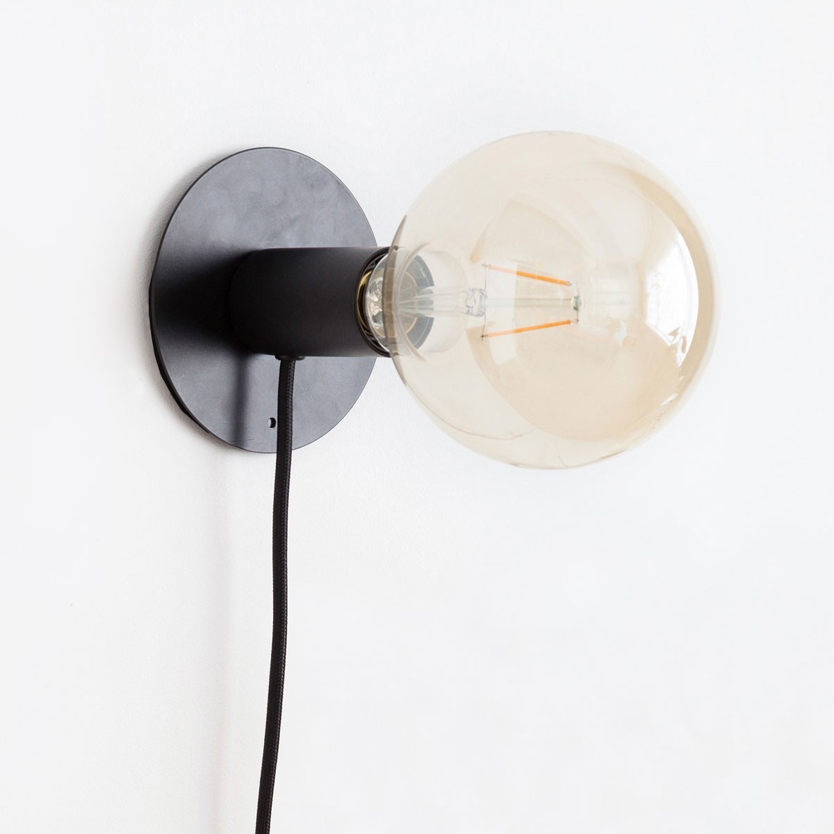 Lampă cu bec inclus pentru tapet magnetic
