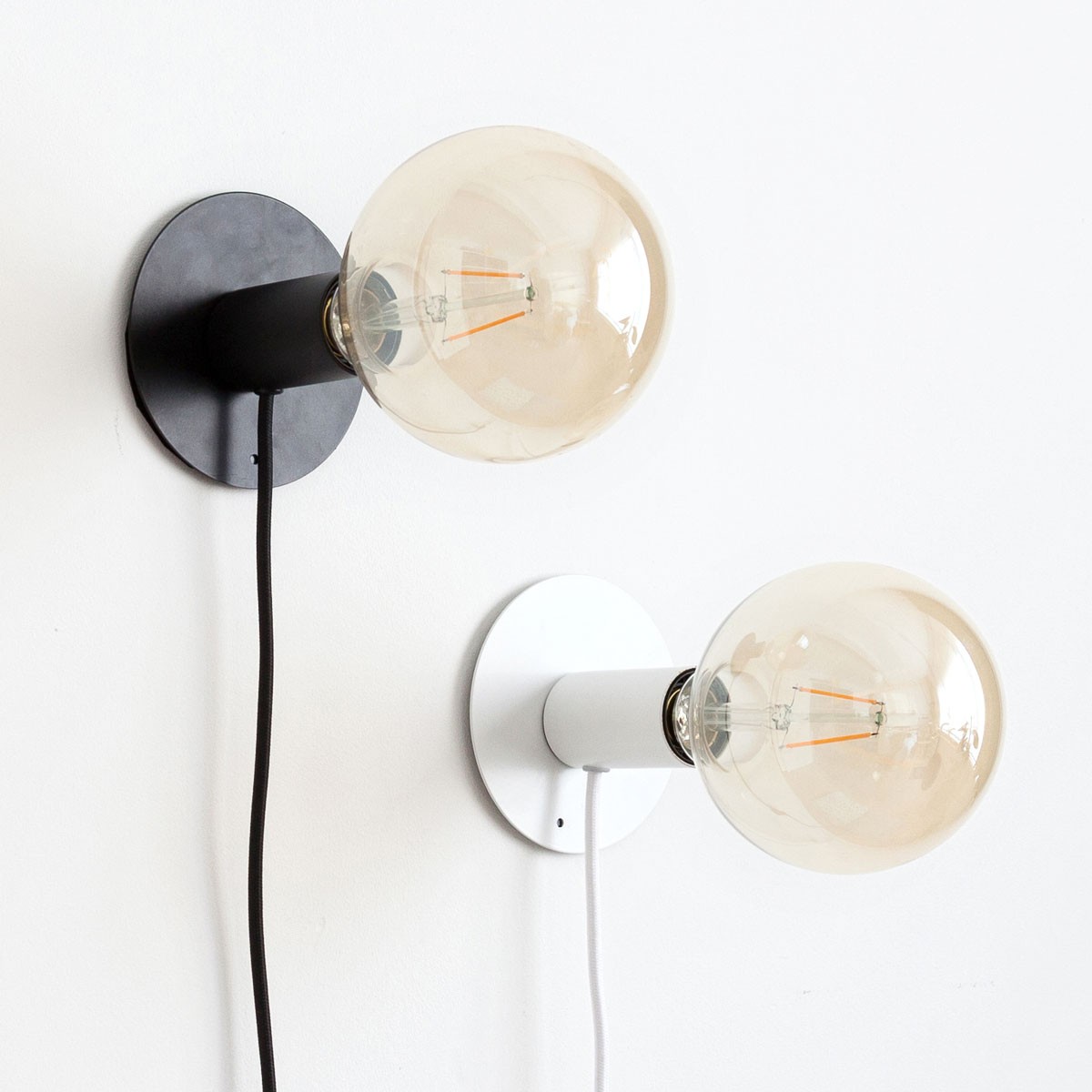 Lampă cu bec inclus pentru tapet magnetic