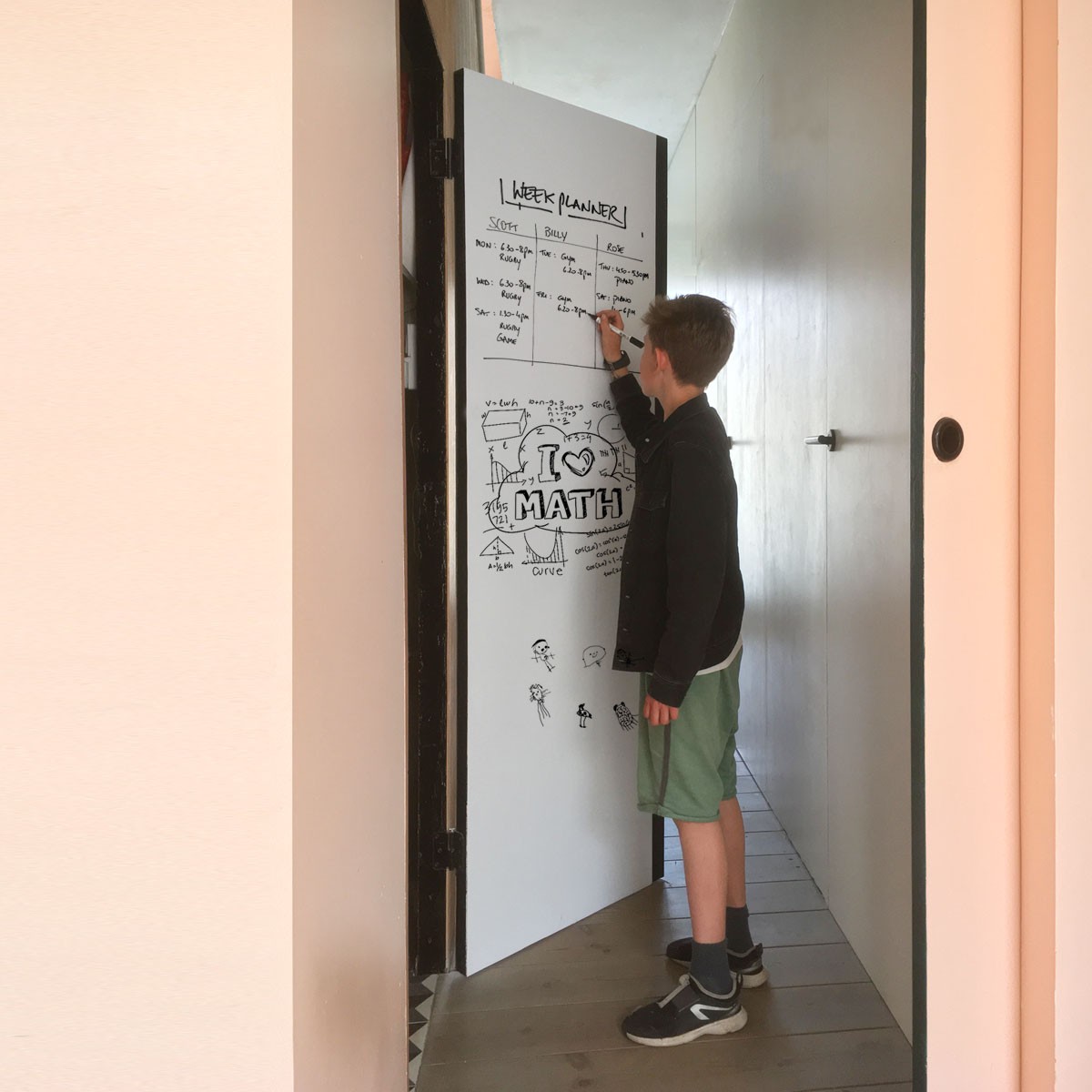 Tapet magnetic whiteboard 102x100,