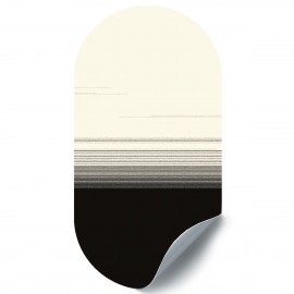 Sticker magnetic, analog / Horizon, oval 47x90cm