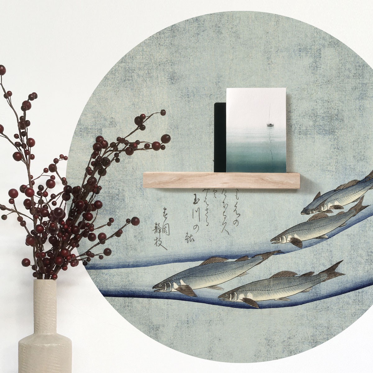 Sticker magnetic, Beauty of the trout, 60cm, Tapet magnetic și vopsele