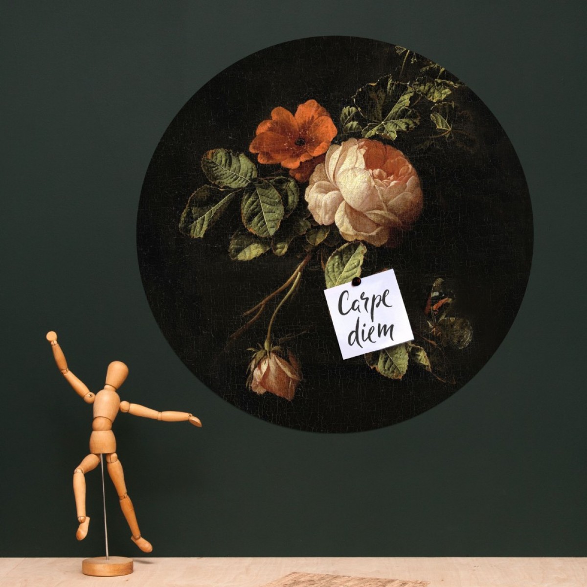 Sticker magnetic, Flowers for... , 60cm, Tapet magnetic și vopsele