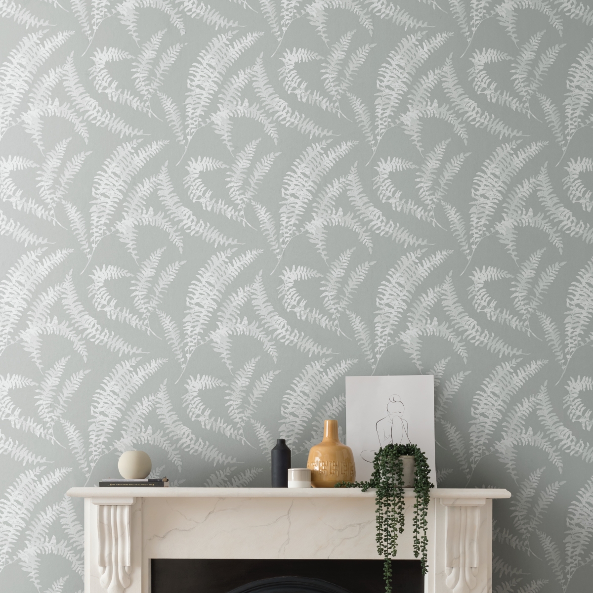Tapet Felci, 1838 Wallcoverings, 5.3mp / rola, Tapet living, Tapet