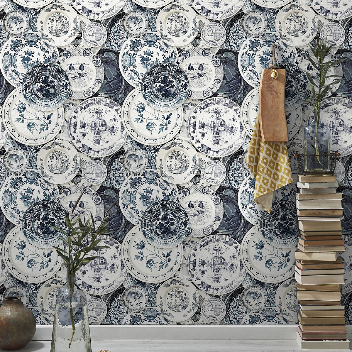 Tapet designer DELFTWARE Vintage, MINDTHEGAP, Tapet Exclusivist, Tapet