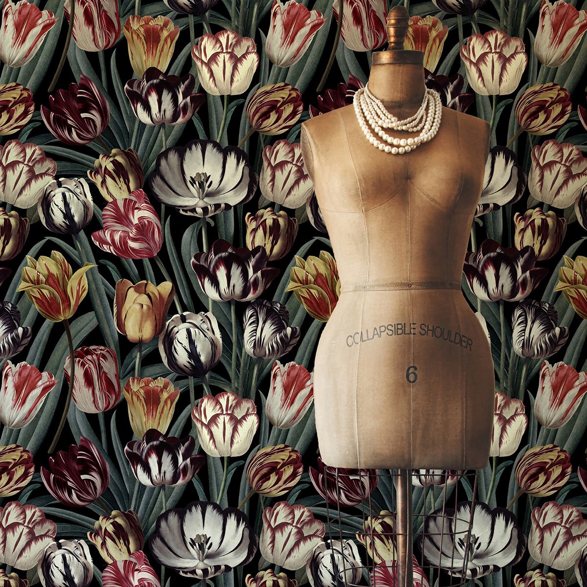 Tapet designer TULIPA, MINDTHEGAP