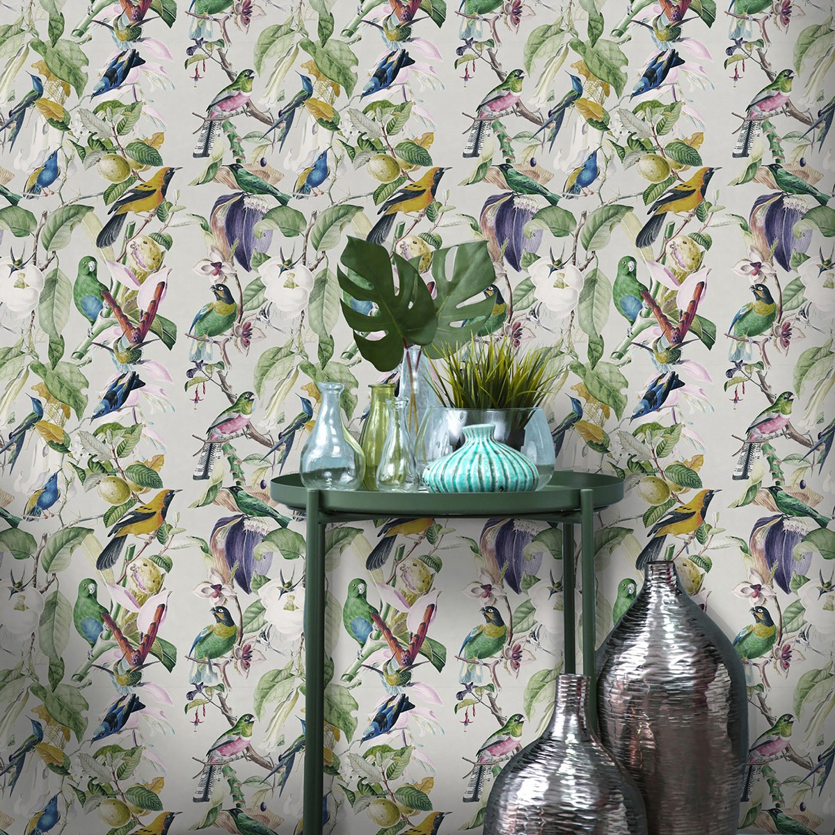 Tapet designer TROPICAL BIRDS, MINDTHEGAP, Tapet Exclusivist, Tapet