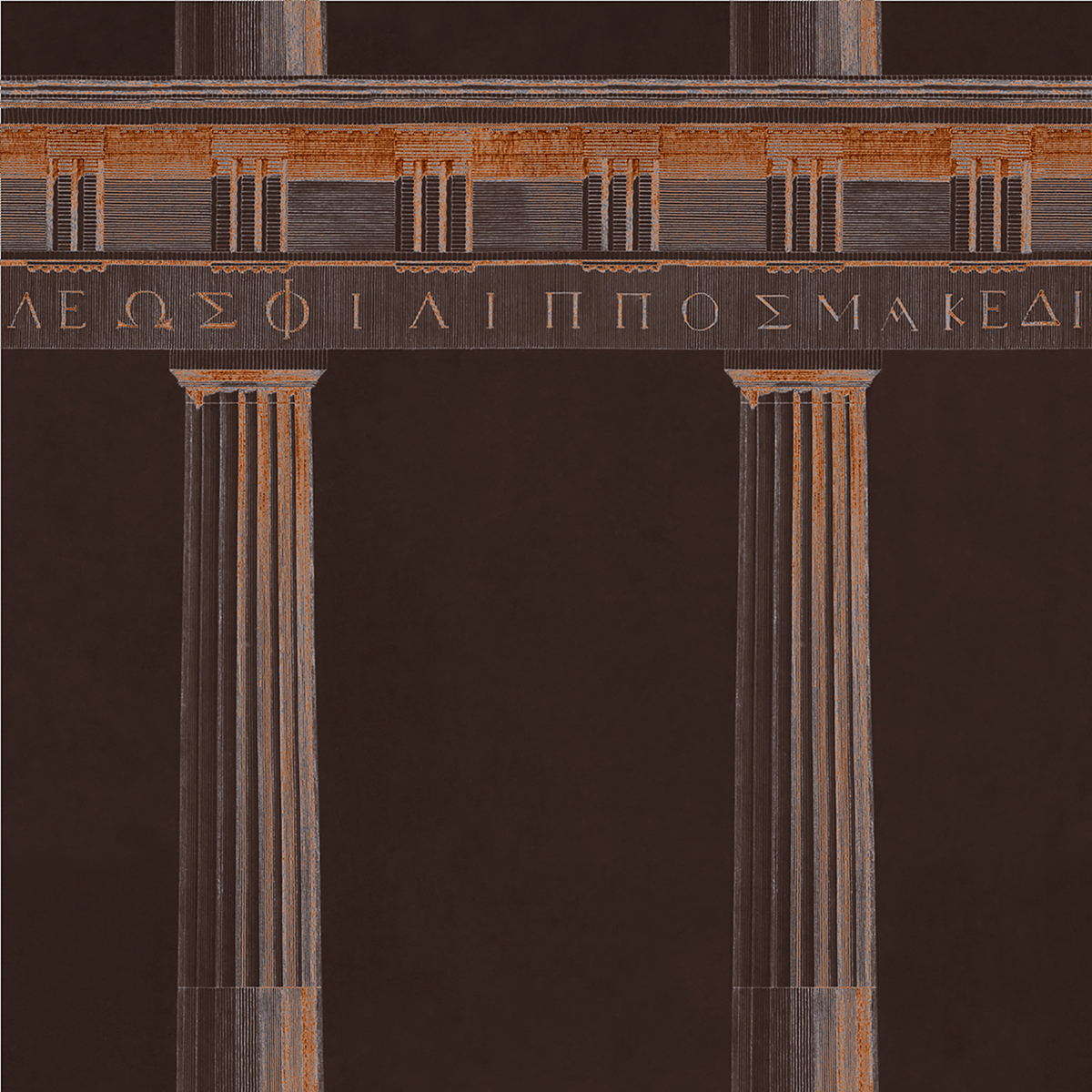 Tapet designer ATHENA Copper, MINDTHEGAP, Tapet Exclusivist
