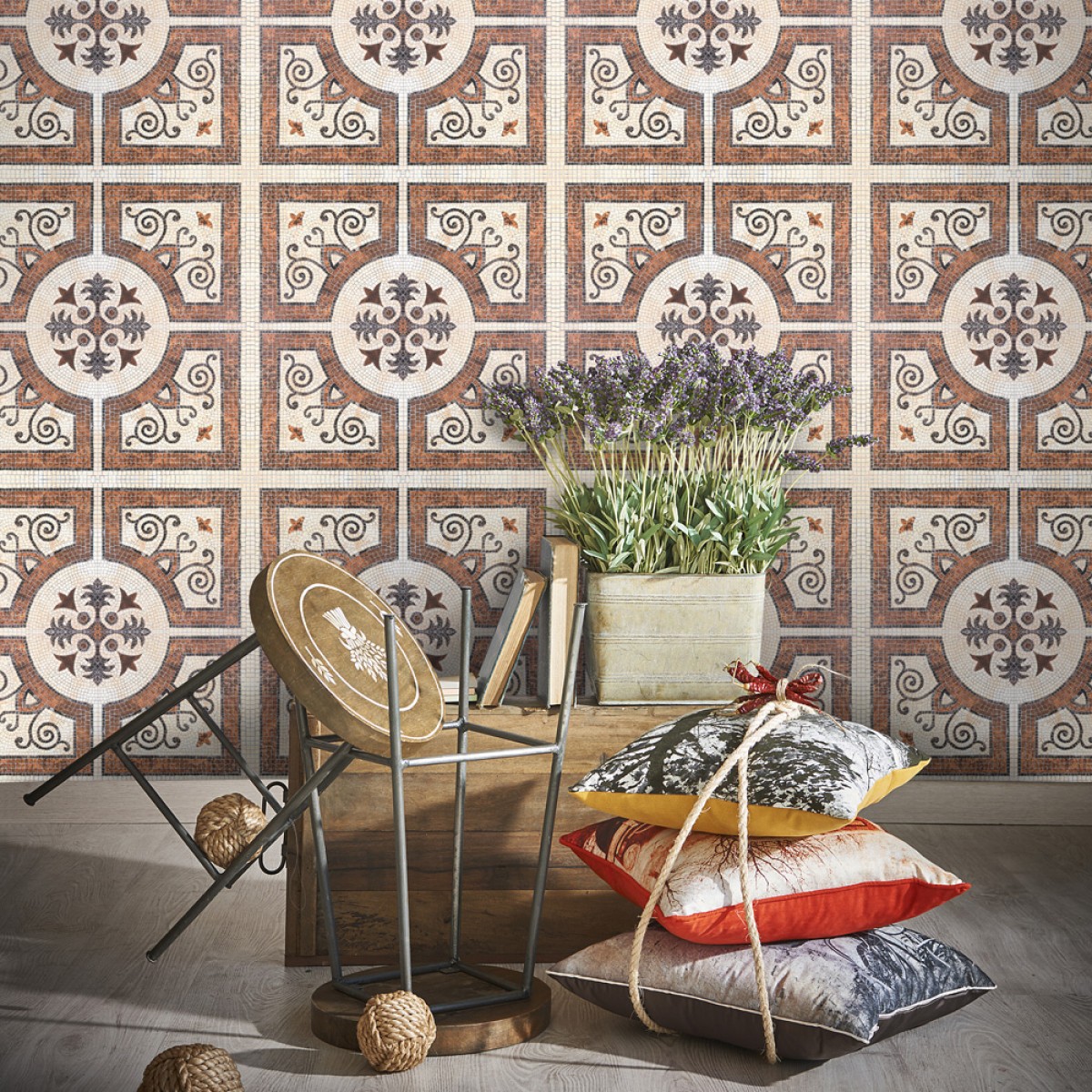 Tapet designer World Culture Byzantine tile, MINDTHEGAP