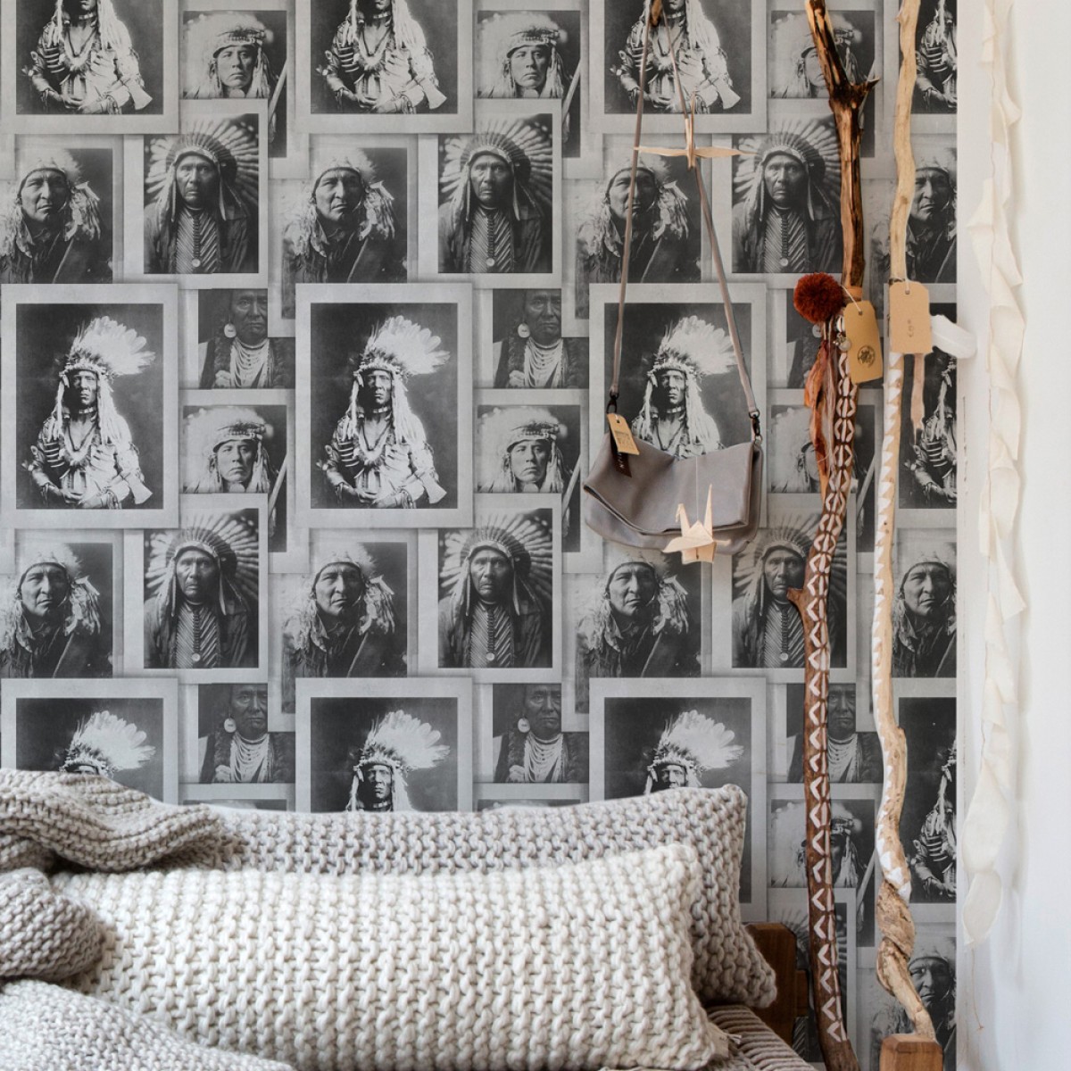 Tapet designer Portraits Indian Heads, MINDTHEGAP