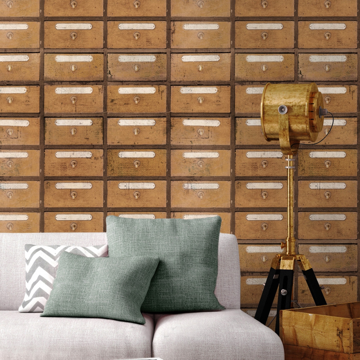 Tapet designer The Scientist Vintage Pharmacy, MINDTHEGAP