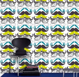 Tapet designer Illusions Different Moustaches, MINDTHEGAP