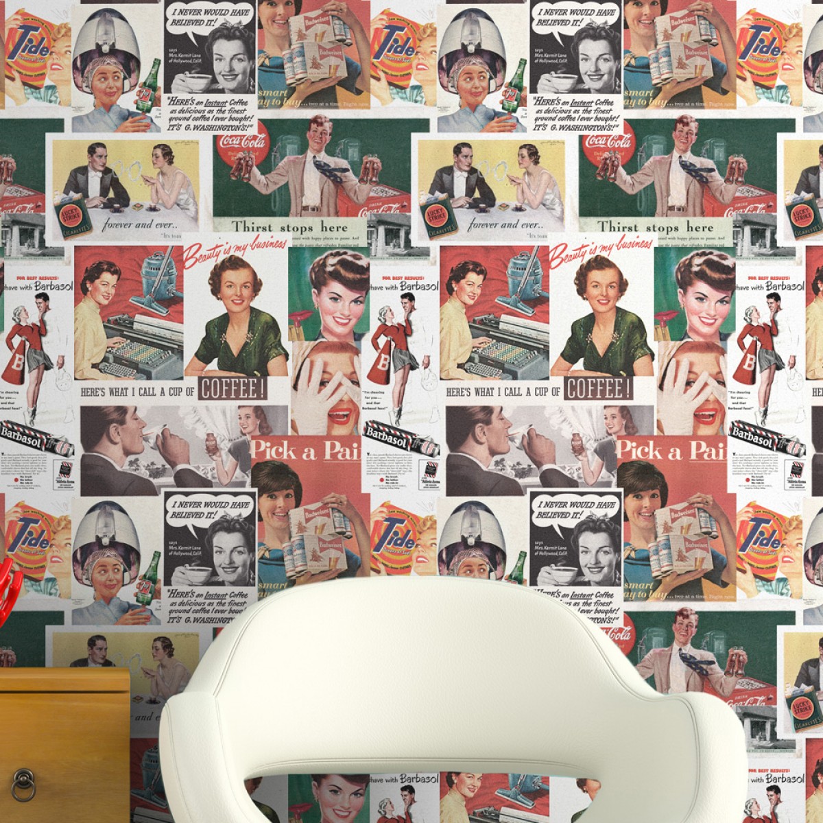 Tapet designer Retro Metro Retro ADS, MINDTHEGAP, Tapet Exclusivist, Tapet