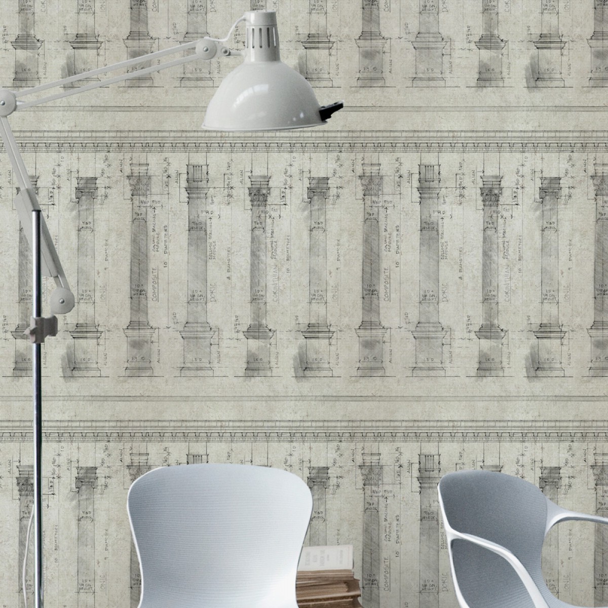 Tapet designer The Architect COLONNADE, MINDTHEGAP