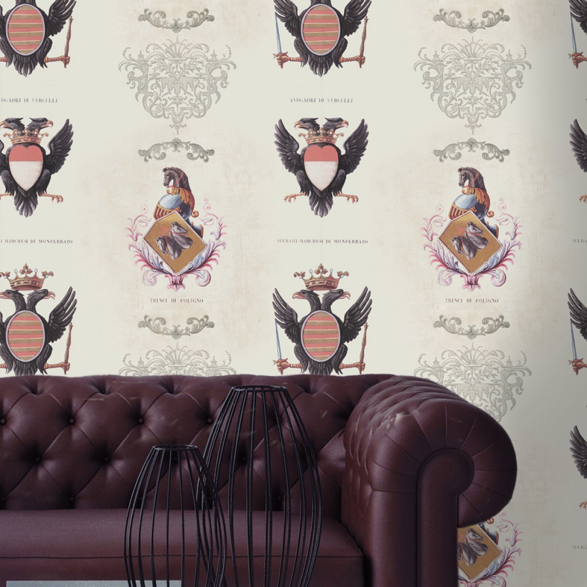 Tapet designer The Empire Coats of Arms, MINDTHEGAP, Tapet Exclusivist, Tapet