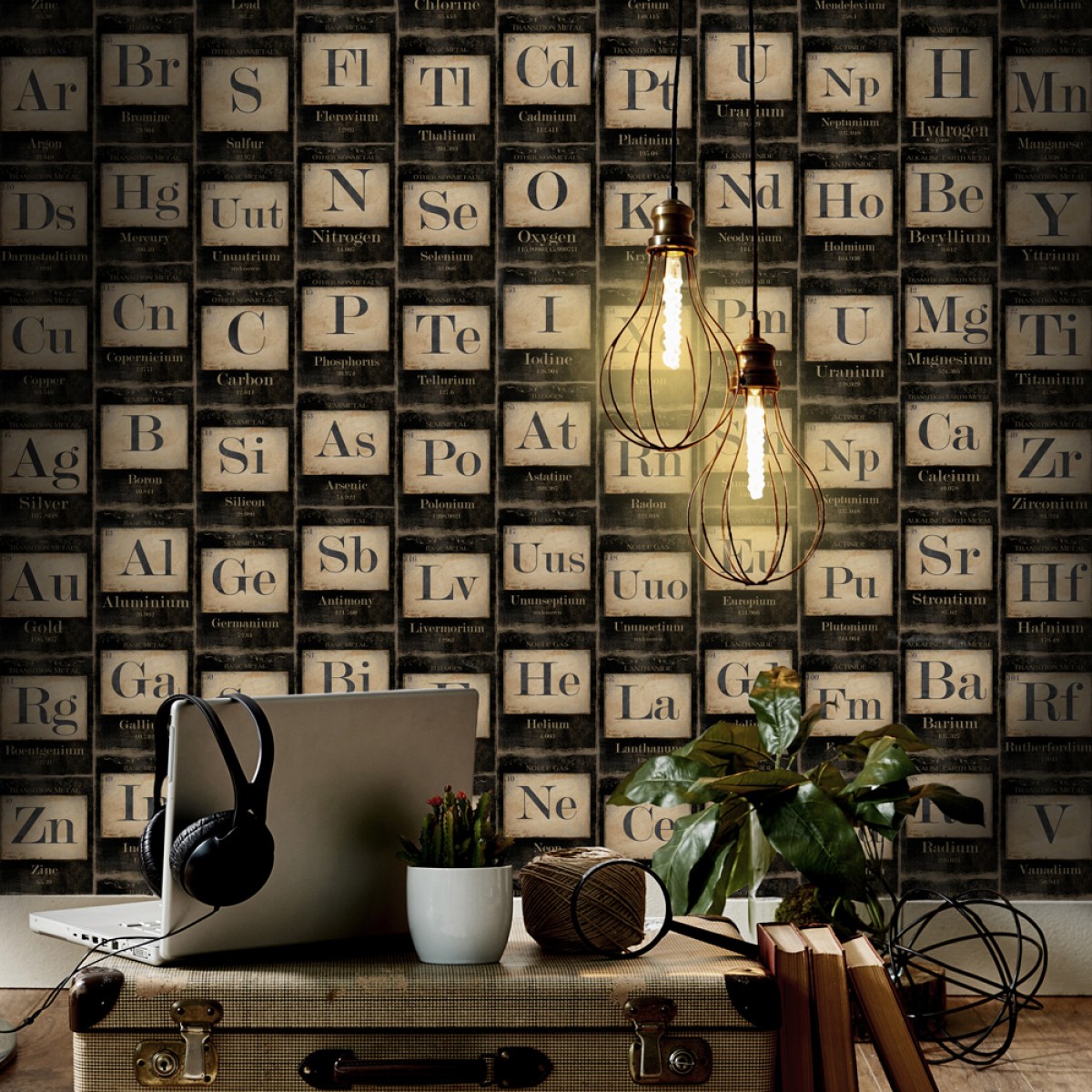 Tapet designer The Scientist PERIODIC Table, MINDTHEGAP