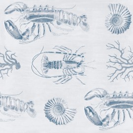 Tapet designer Seaside Lobster Blue, MINDTHEGAP
