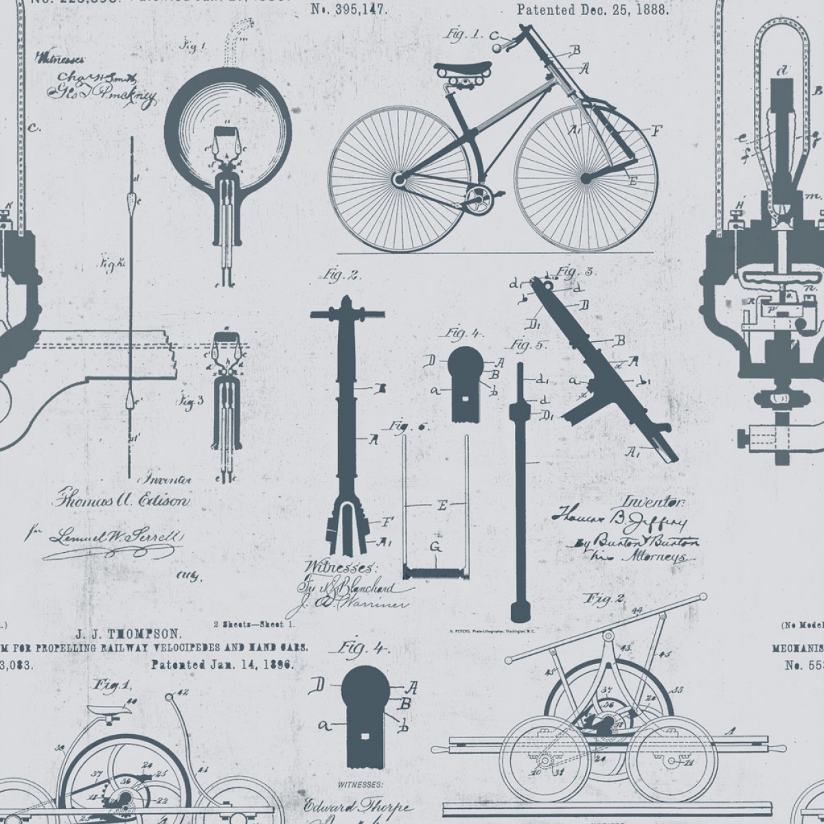 Tapet designer The Scientist Patents Gray, MINDTHEGAP