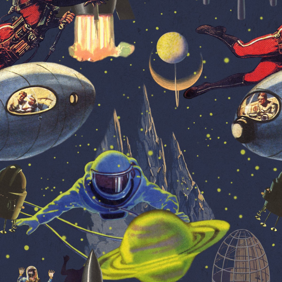 Tapet designer Comics Intergalactic, MINDTHEGAP