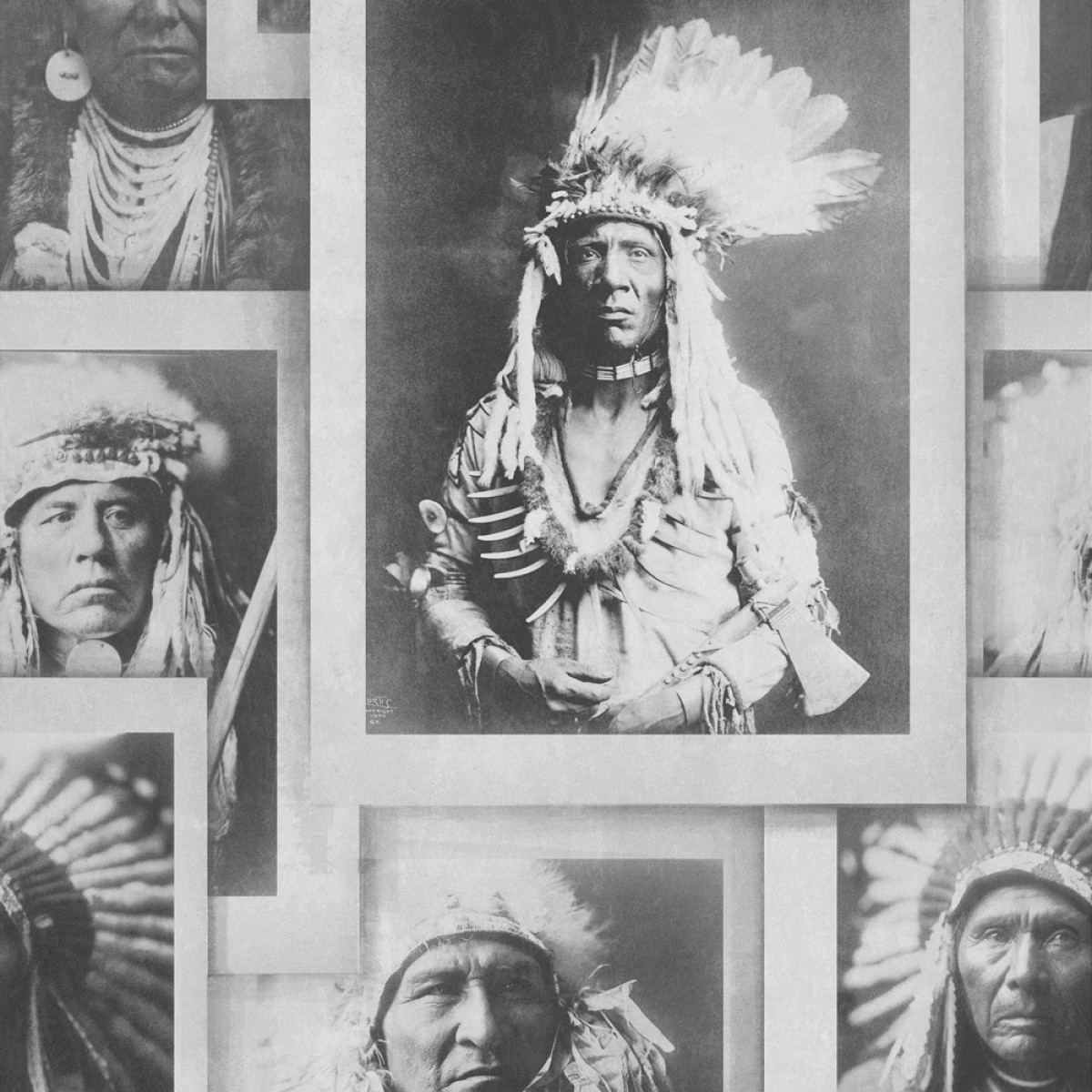 Tapet designer Portraits Indian Heads, MINDTHEGAP