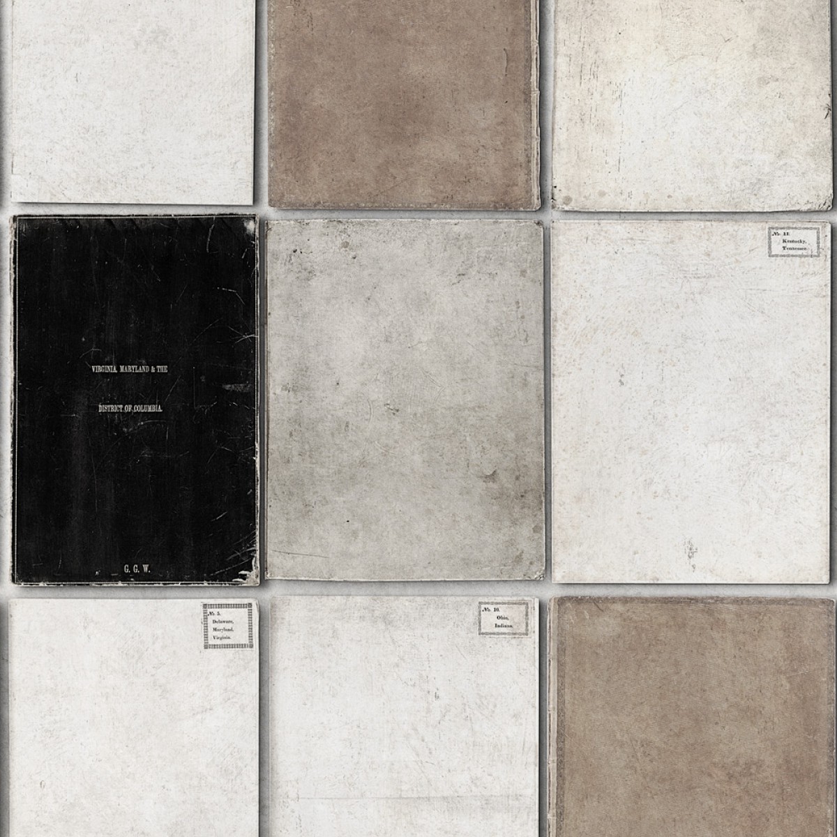 Tapet designer Nature Book Covers Neutral, MINDTHEGAP