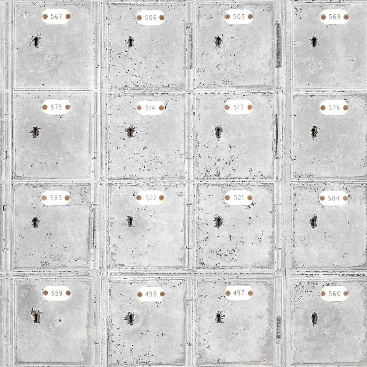Tapet designer The Scientist Locker Room White, MINDTHEGAP