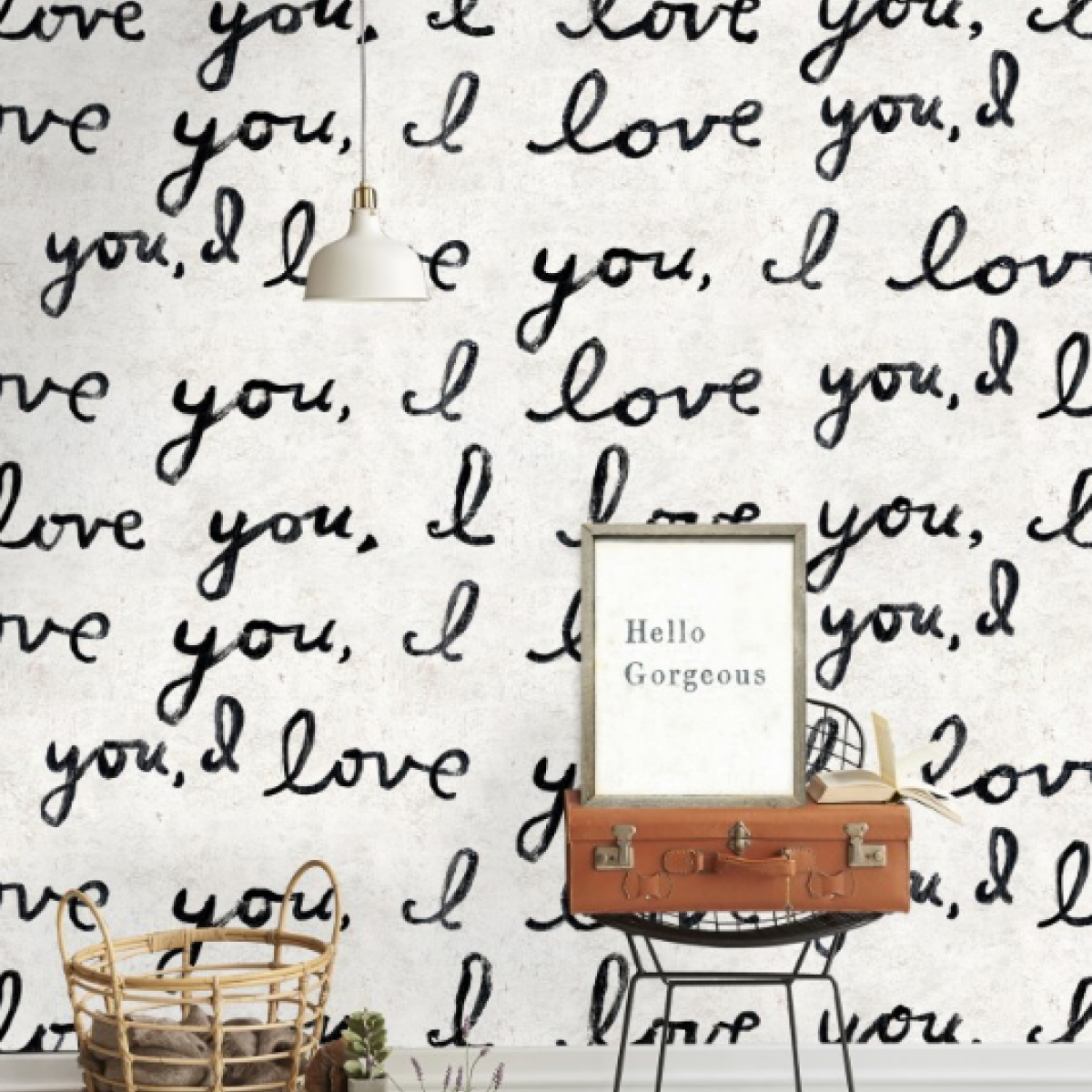 Tapet designer I LOVE YOU, I LOVE YOU, MINDTHEGAP