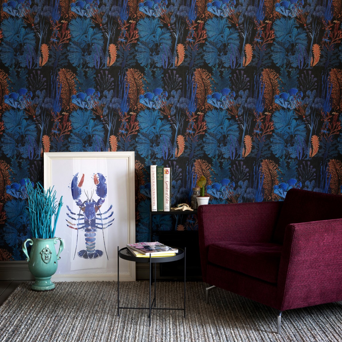 Tapet designer CORAL REEF, MINDTHEGAP, Tapet living, Tapet