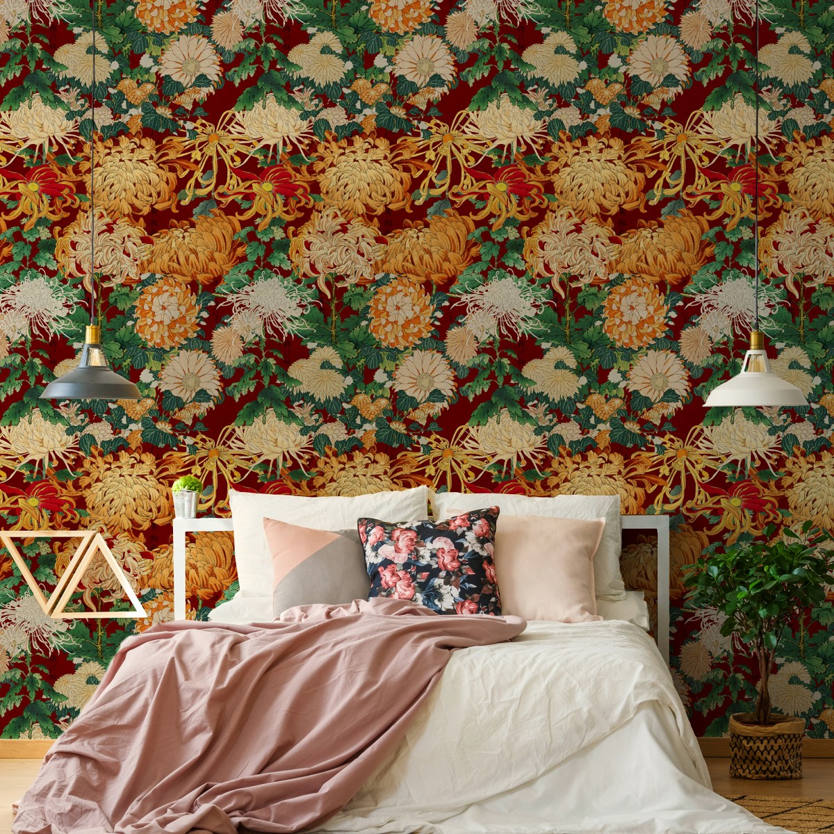 Tapet designer CHRYSANTHEMUMS, MINDTHEGAP