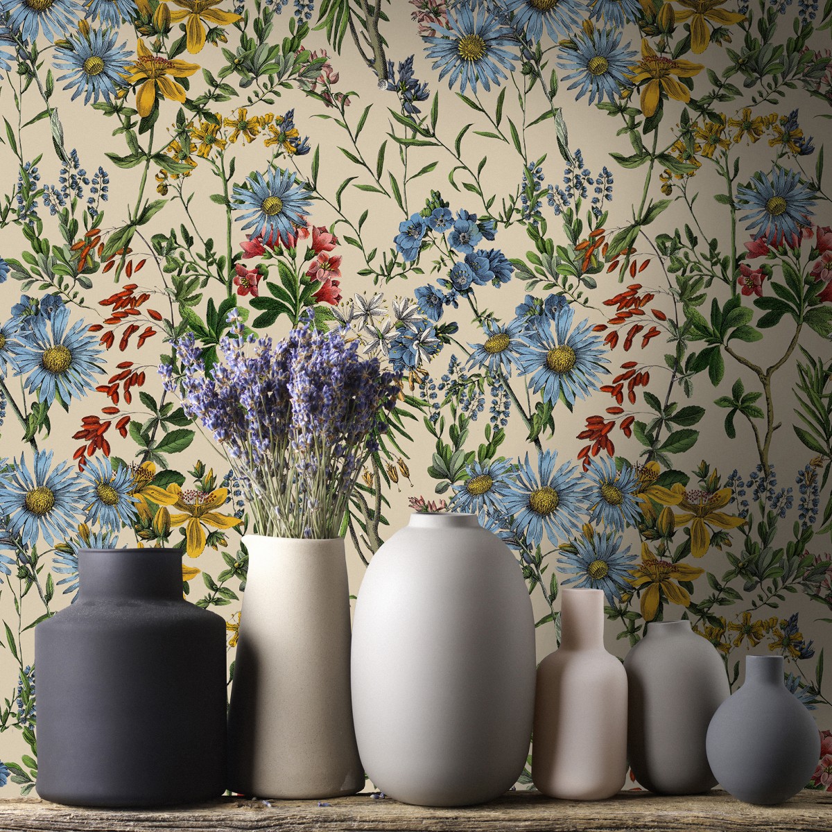 Tapet designer SUMMERISH, MINDTHEGAP, Tapet living, Tapet