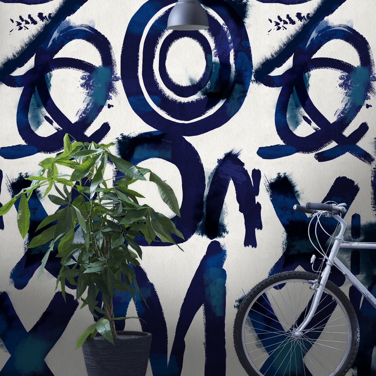 Tapet designer SPONTANEUS Blue, MINDTHEGAP