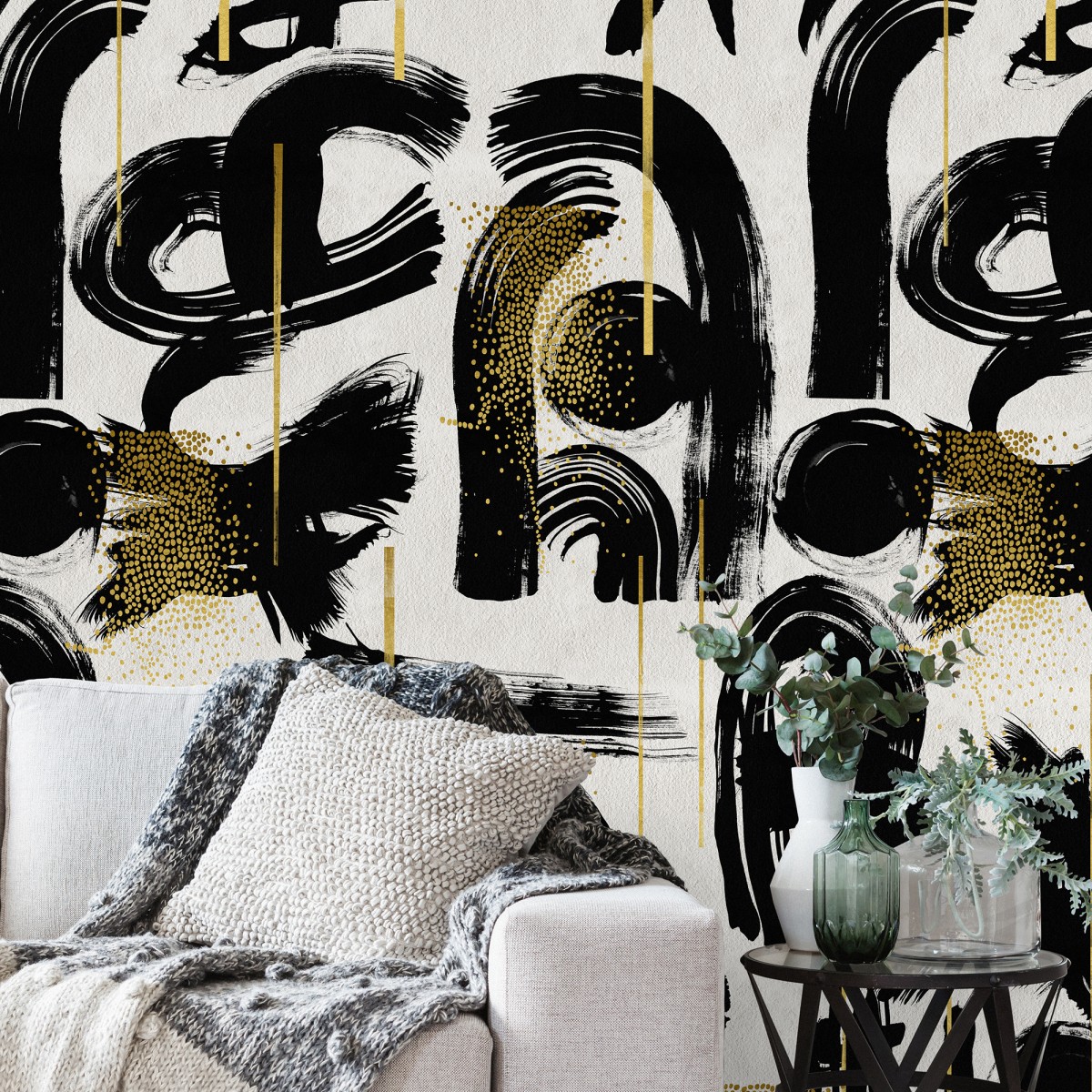 Tapet designer GESTURAL ABSTRACTION, MINDTHEGAP