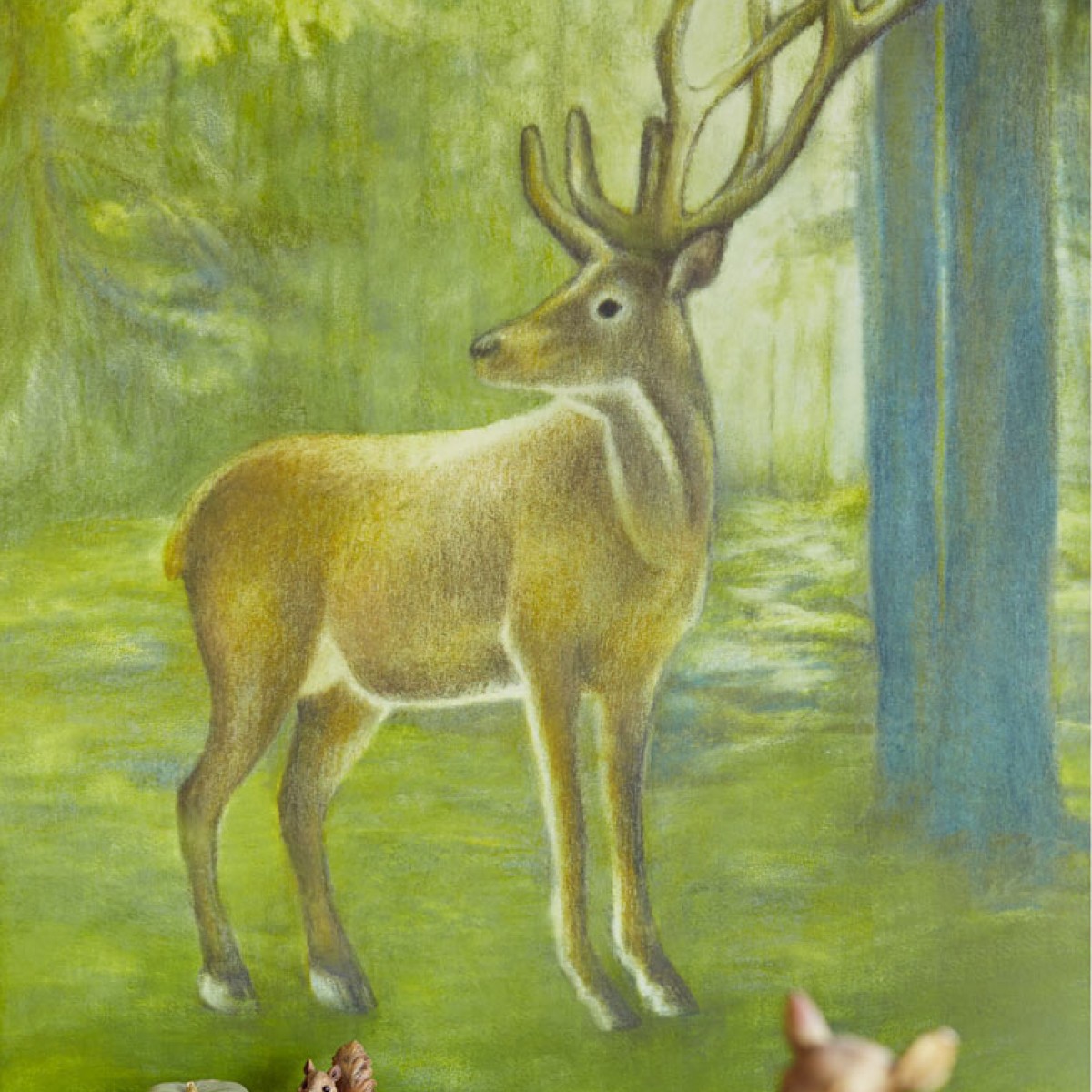 Tapet lavabil Bisou de MMe Pitou 365112, 280x186cm, Eijffinger