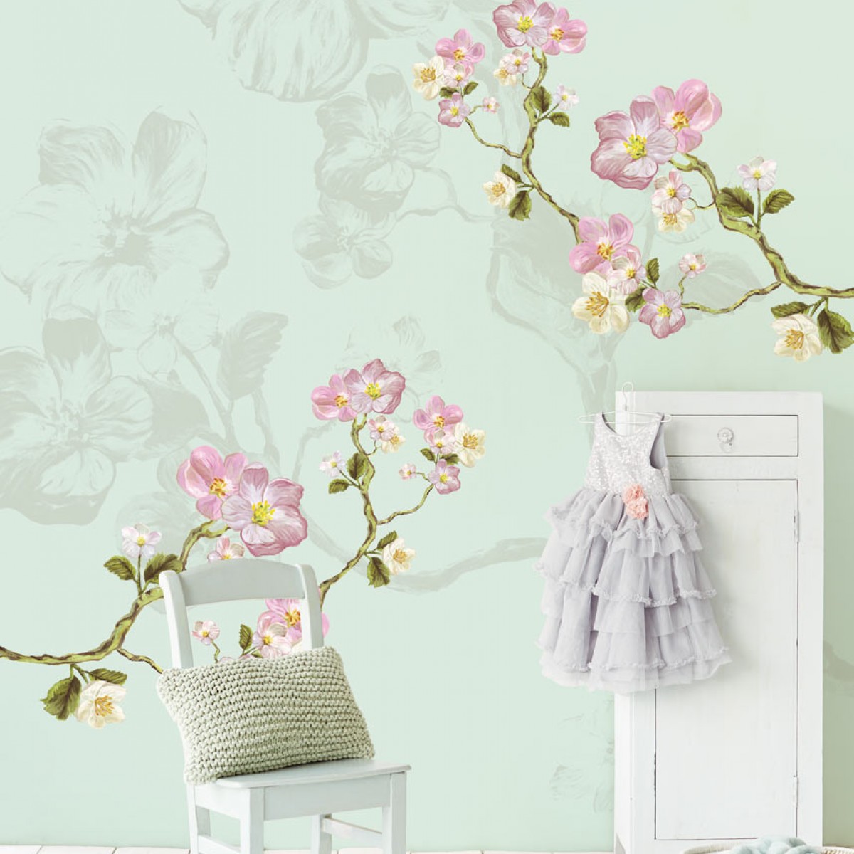 Tapet lavabil Bisou de MMe Pitou 365117, 280x232cm, Eijffinger