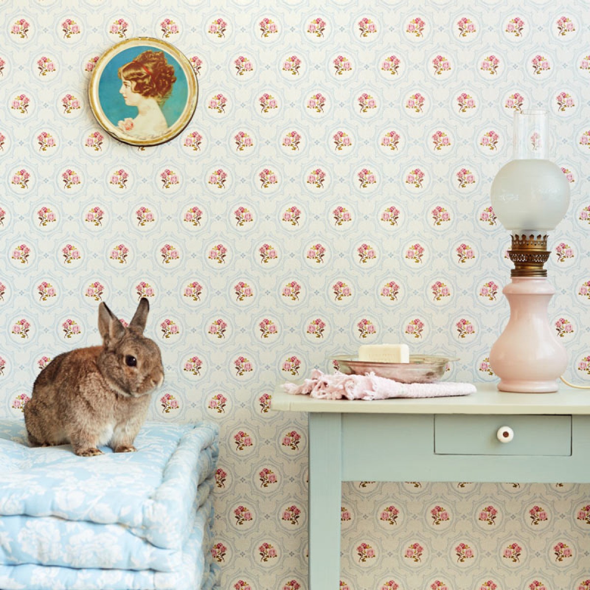Tapet lavabil Bisou de MMe Pitou 36501, 5.2mp / rolă, Eijffinger