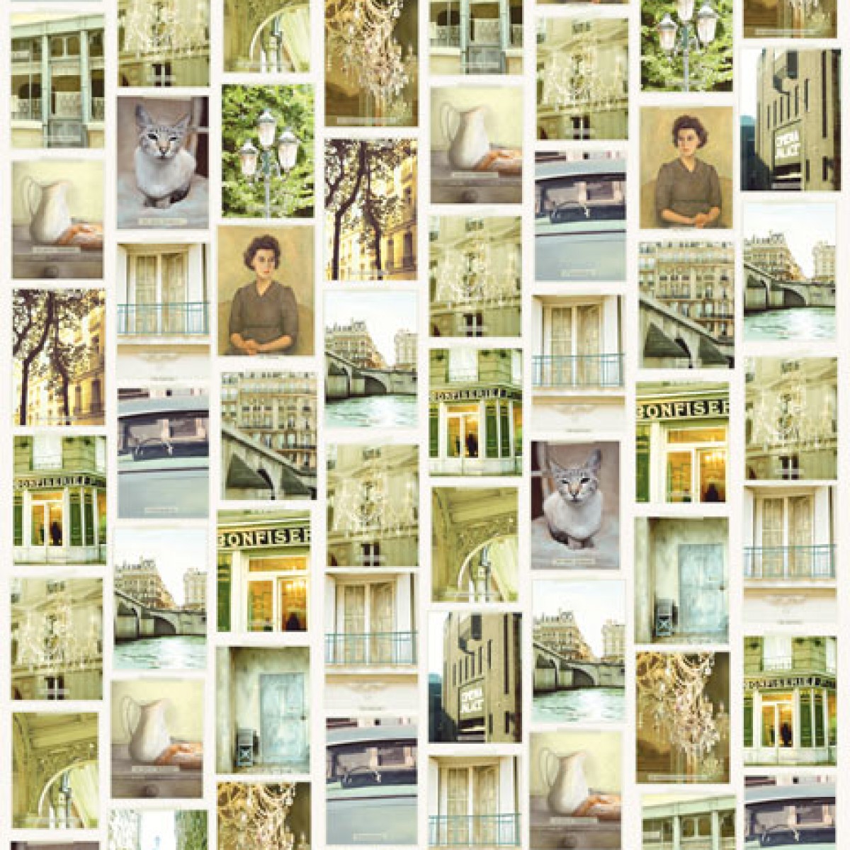 Tapet lavabil Bisou de MMe Pitou 365107, 280x93cm, Eijffinger