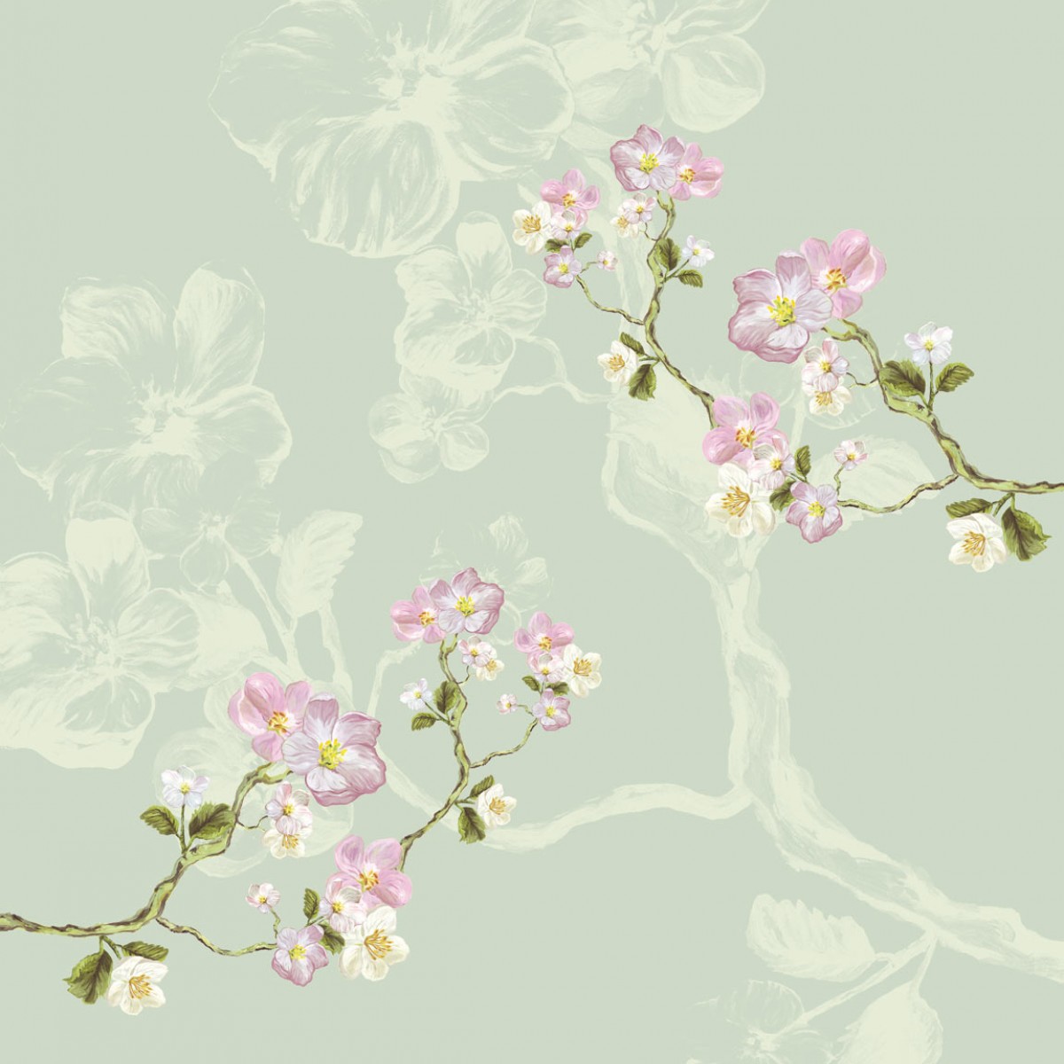 Tapet lavabil Bisou de MMe Pitou 365116, 280x232cm, Eijffinger