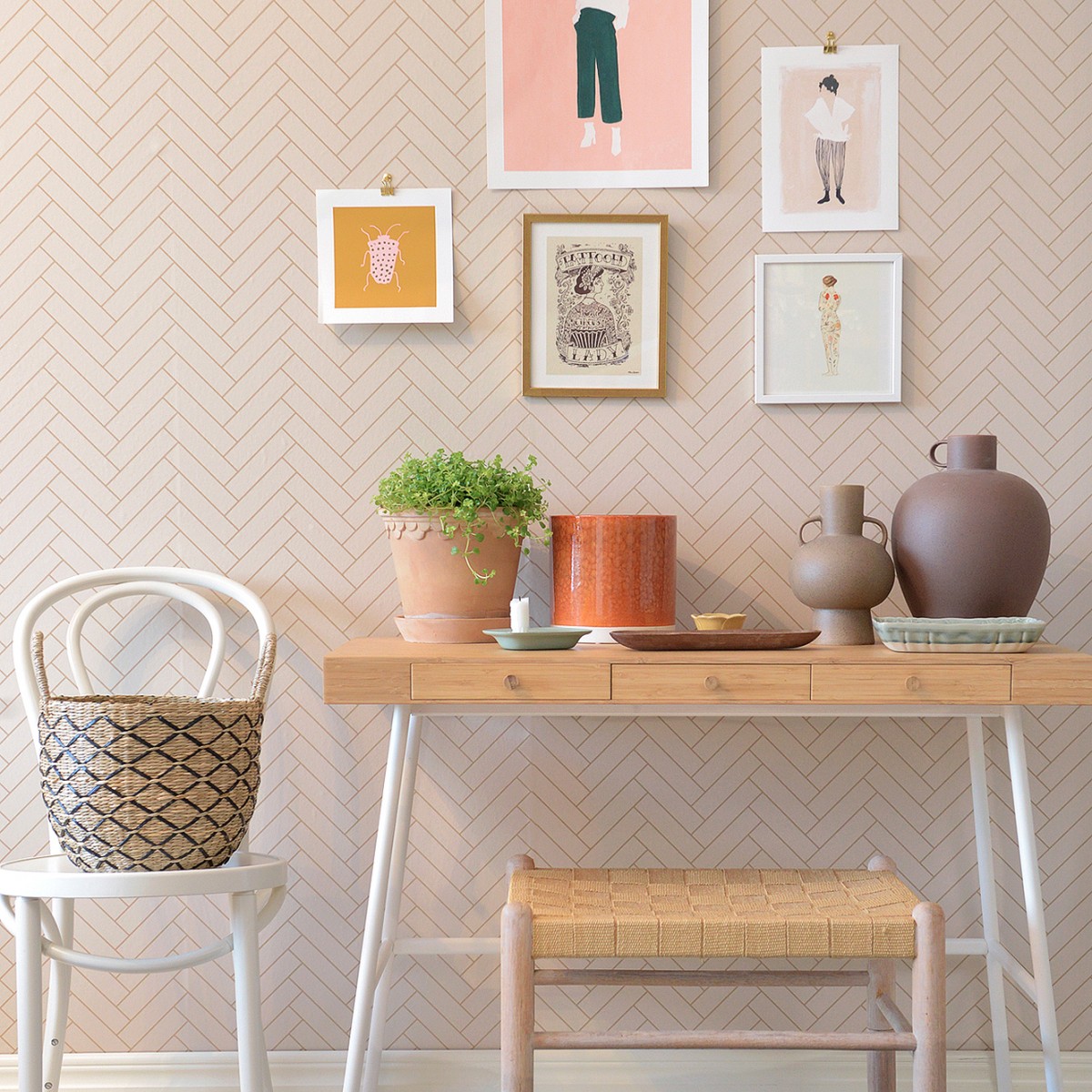 Tapet Herringbone, Majvillan, Tapet pentru copii